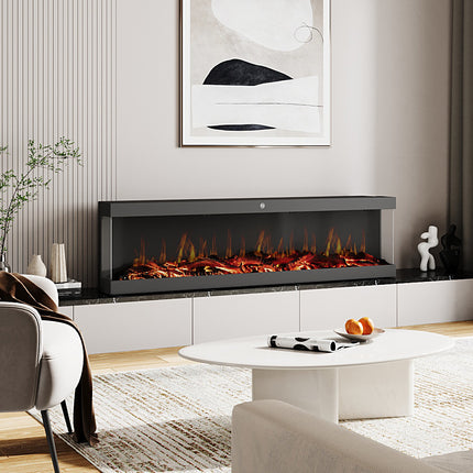 60’’ Electric Fireplace with Remote Control