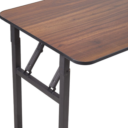 Walnut Folding Table with Double Spring Mechanism