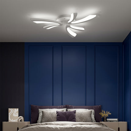 Unique V-Shaped LED Semi Flush Ceiling Light