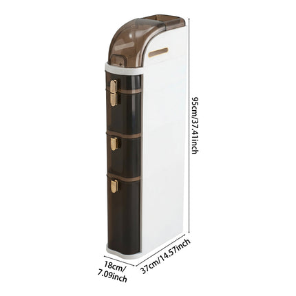 Plastic Tall Narrow Storage Cabinet