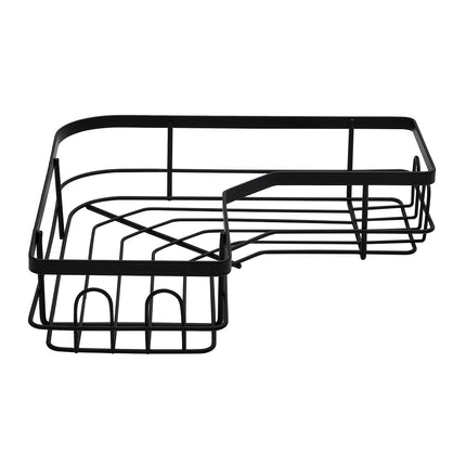 3-Piece Corner Shower Caddy Set with Wall Stickers
