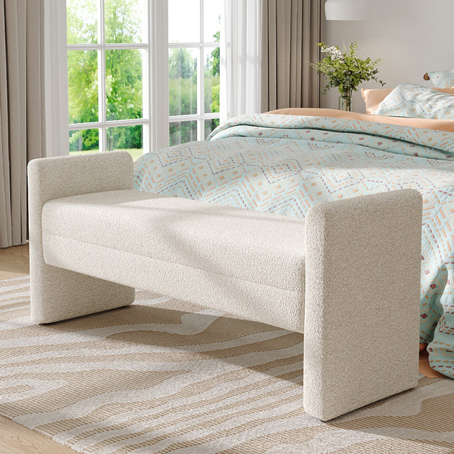 Teddy Upholstered H-Shaped Bench