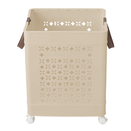 Foldable Laundry Basket with Casters
