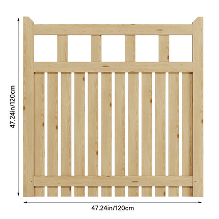 120x120cm Outdoor Wooden Garden Gate Fence Door
