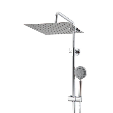 Chrome-Plated Bathroom Shower Riser Rail Kit