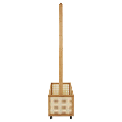 Freestanding Clothes Rack with Wheels