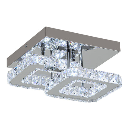 Double Tier Square Crystal Celling Light