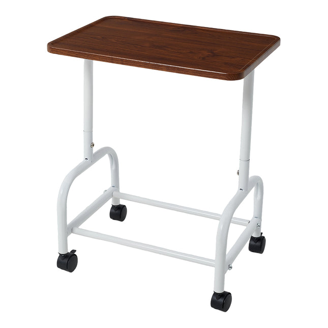 Mobile Side Table with Lower Basket