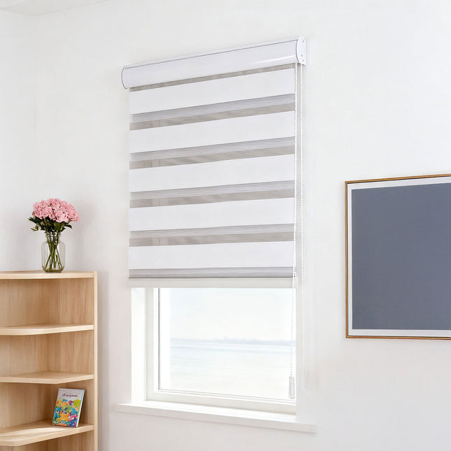 Polyester Manual Zebra Roller Shade Blind