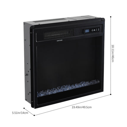 Freestanding TV Stand Entertainment Center with 18" Fireplace