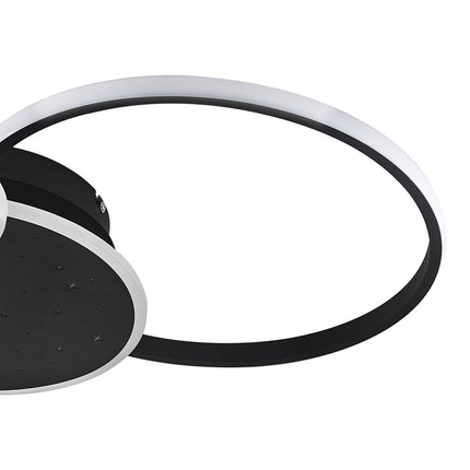 LED 3 Round Ceiling Light in White Light 56x42x10