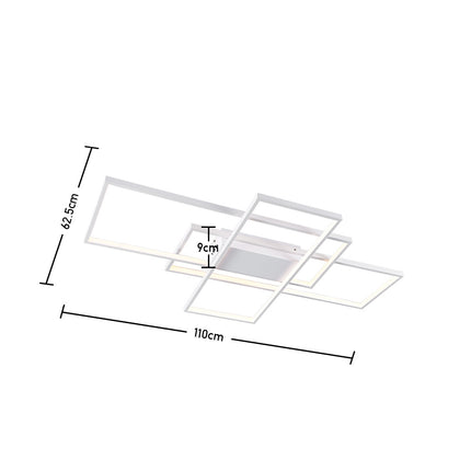 110CM  Modern Rectangle LED Chandelier Ceiling Light