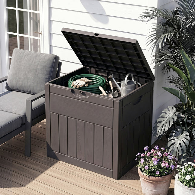 126L PP Garden Storage Box with Combination Padlock
