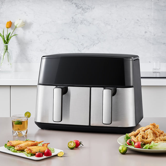 6.5L+3.5L Touch Screen Dual Basket Air Fryer