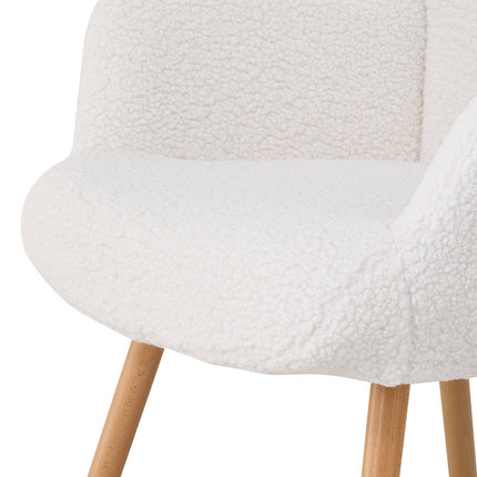 Modern Sherpa Fleece Leisure Chair