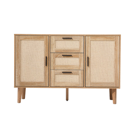 Wooden Sideboard Storage Cabinet with 3 Drawers