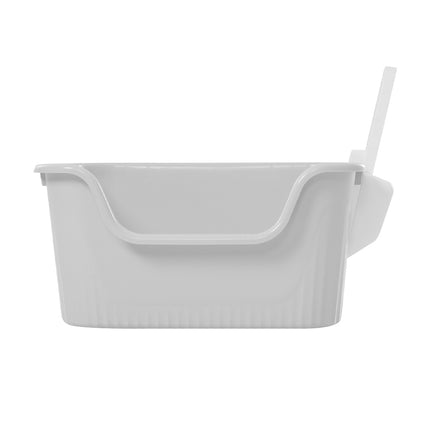 Open Top Cat Litter Box with Scoop