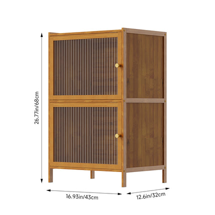 Versatile 2-Tier Storage Cabinet