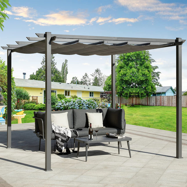 Aluminum Pergola for Patio Deck 3 × 3 M