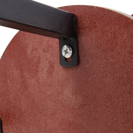 2-Tier Round Wooden Coffee Side Table