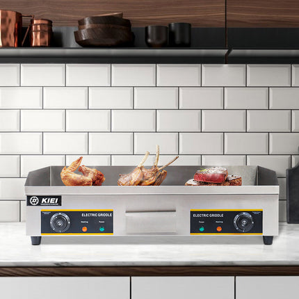 4.4KW Stainless Steel Electric Countertop Flat Top Griddle