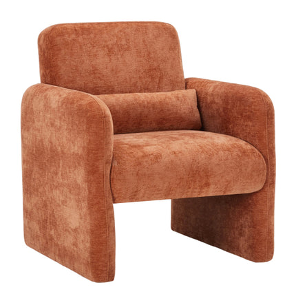 Modern Accent Chair with Lumbar Pillow