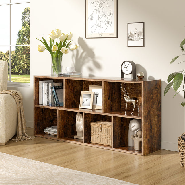 Cube Wooden Bookcase Organizer Storage Shelving Unit