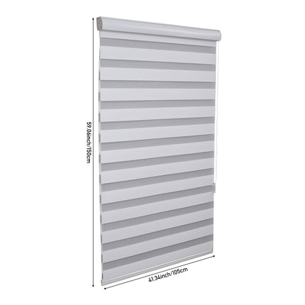 Polyester Manual Zebra Roller Shade Blind