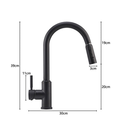 Stainless Steel Single Handle Kitchen Faucet