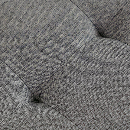 Square Linen Upholstered Storage Ottoman with Lift-Top & Flip Design