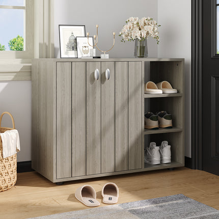 Wooden Shoe Storage Cabinet