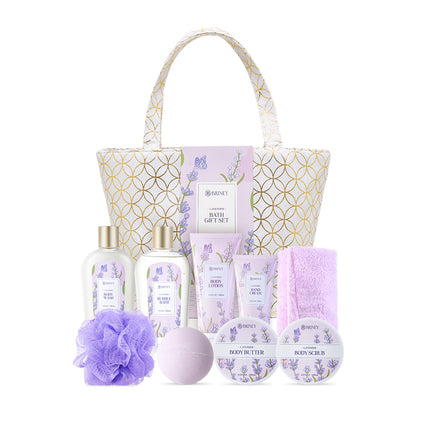 10pcs Lavender Scented Spa Bath Gift Set