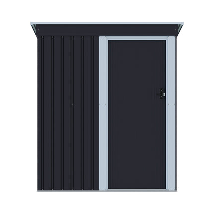 3 x 5FT Outdoor Metal Storage Shed with Lockable Door