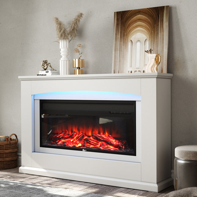 120cm Electric Fireplace Insert Heater with LED Surround