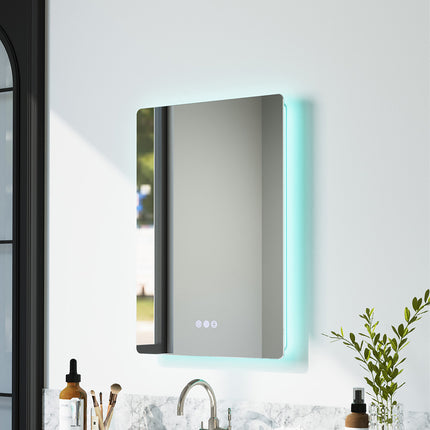 Anti-fog Bathroom Mirror with RGB LED Light