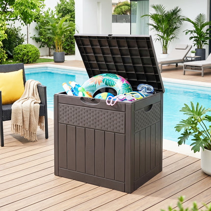 126L PP Garden Storage Box with Combination Padlock