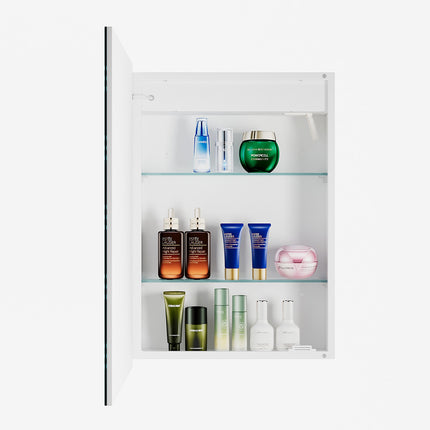 Wall Mount LED Mirror Cabinet with Demister Pad for Bathroom