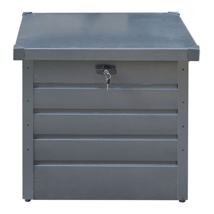 200L Lockable Outdoor Metal Garden Storage Box