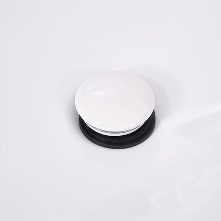 Ceramic Countertop Washbasin with Waste Kit