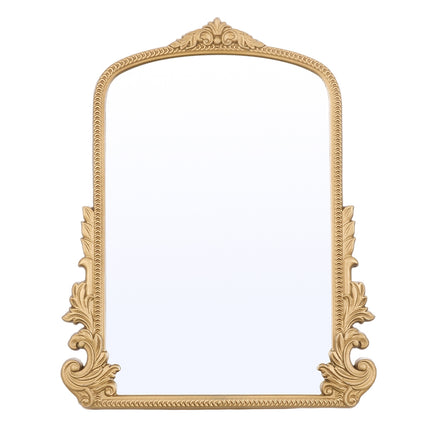 Gold Decorative Vanity Mirror with Stand