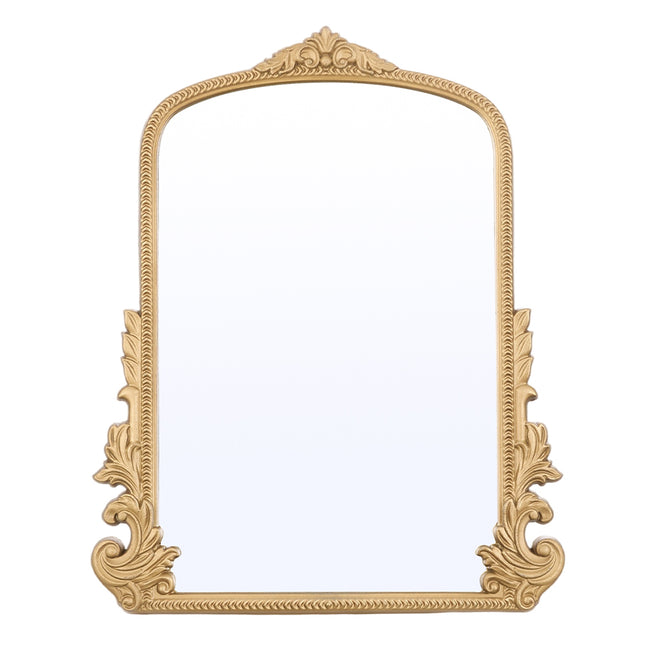 Gold Decorative Vanity Mirror with Stand