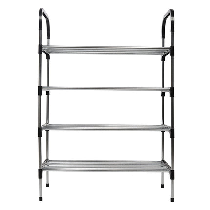 5-Tier/ 4-Tier Shoe Rack Organizer Stackable Space Saving Shoe Shelf