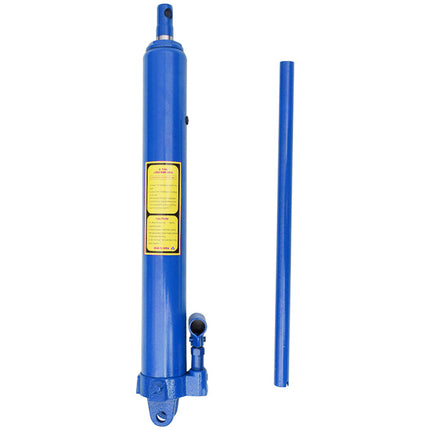 Hydraulic Engine Lift Hoist Hand Pump Jack with Long Ram and Handle 8 Ton Blue