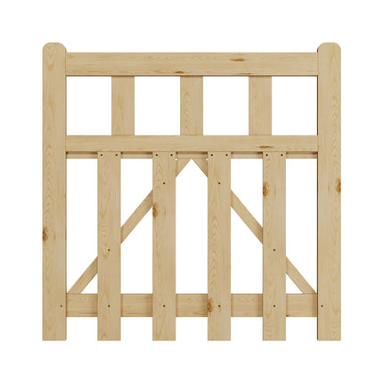 3x3ft Outdoor Wooden Garden Gate Fence Door
