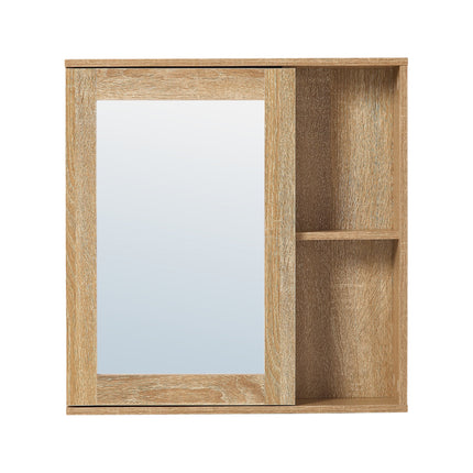 Wall-mounted Bathroom Mirror Cabinet with Adjustable Shelves