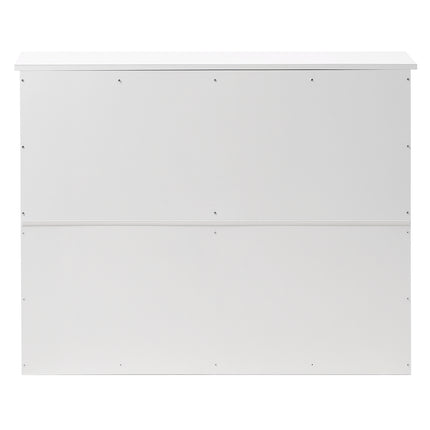 2-Tier Flip Down Shoe Bench Cabinet
