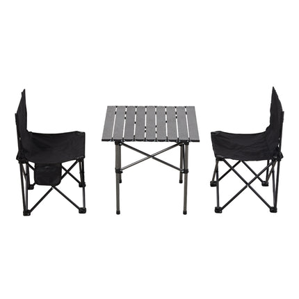 Portable Folding Camping Table with Two Chairs