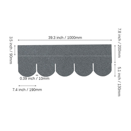 18Pcs Asphalt Shingles Bitumen Roofing