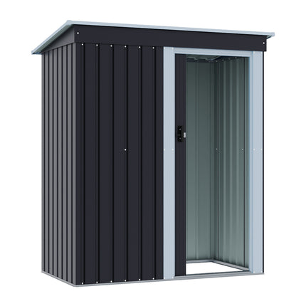3 x 5FT Outdoor Metal Storage Shed with Lockable Door