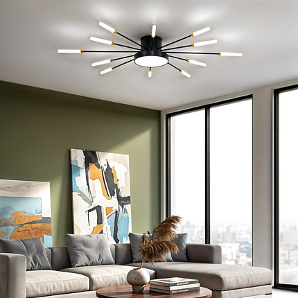 Dimmable LED Ceiling Light Fixture with Remote Control